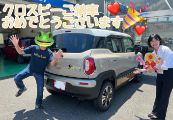 クロスビーご納車させていただきました☆